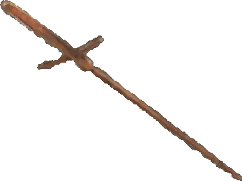 wooden spear