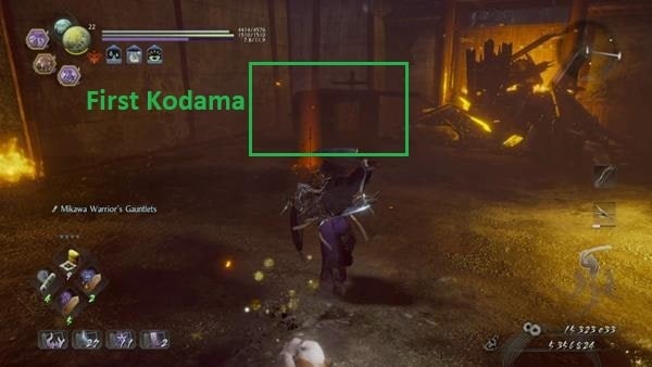first kodama location suzune in the flames walkthrough nioh2 wiki guide