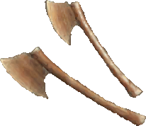 wooden hatchets